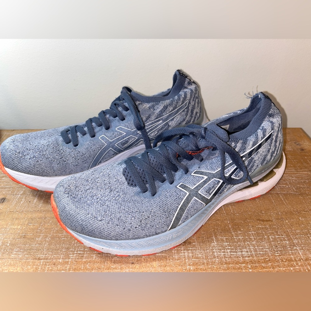Asics Women’s Gel Kayano 28 Running Shoes Sneakers Size 9 Blue Knit 1012B126